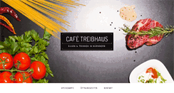 Desktop Screenshot of cafetreibhaus.de